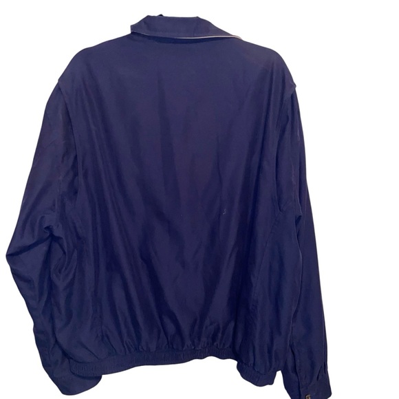 Vintage Polo Ralph Lauren Jacket Mens XL Bi Swing Navy Blue Logo Full Zip Preppy - Picture 2 of 14